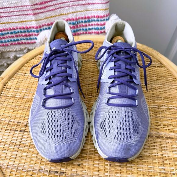 On Running Cloud X Lavender Ice Road Running Walking Sneakers Women’s Size 9.5 - Picture 3 of 8